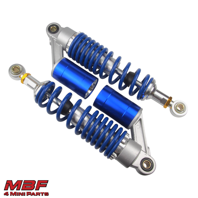 Takaiskunvaimennin pari 305mm hopea/sininen
